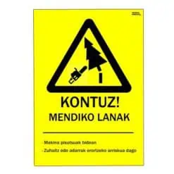 Cartell kontuz mendiko lanak