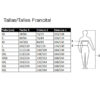 talles francital